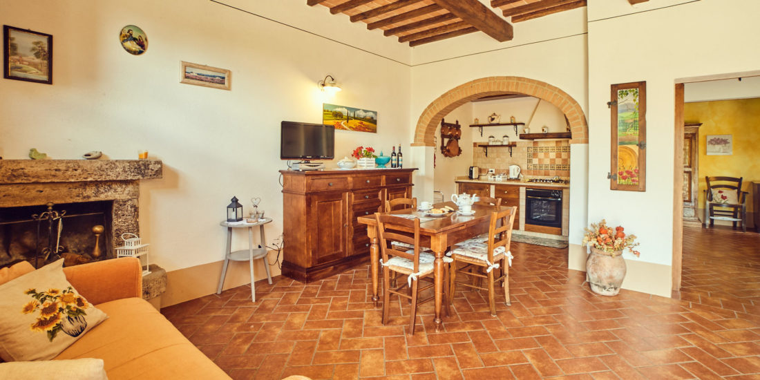 appartamento agriturismo pienza